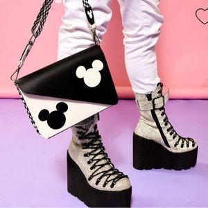 NWT DISNEY Mickey Mouse Y2K Yin and Yang Crossbody Bag